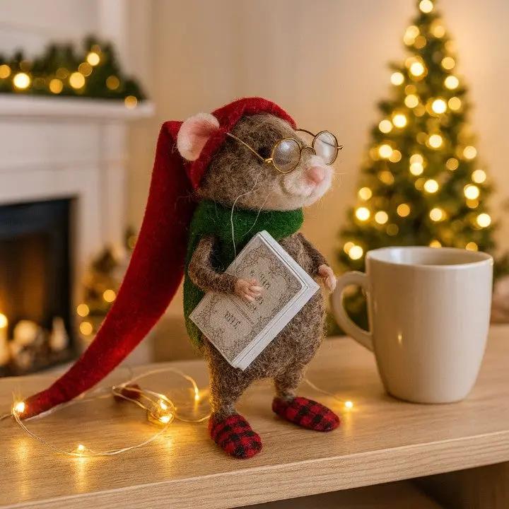 Enfeites de Rato em Feltro SNUGMICE para Iluminar a Sua Casa