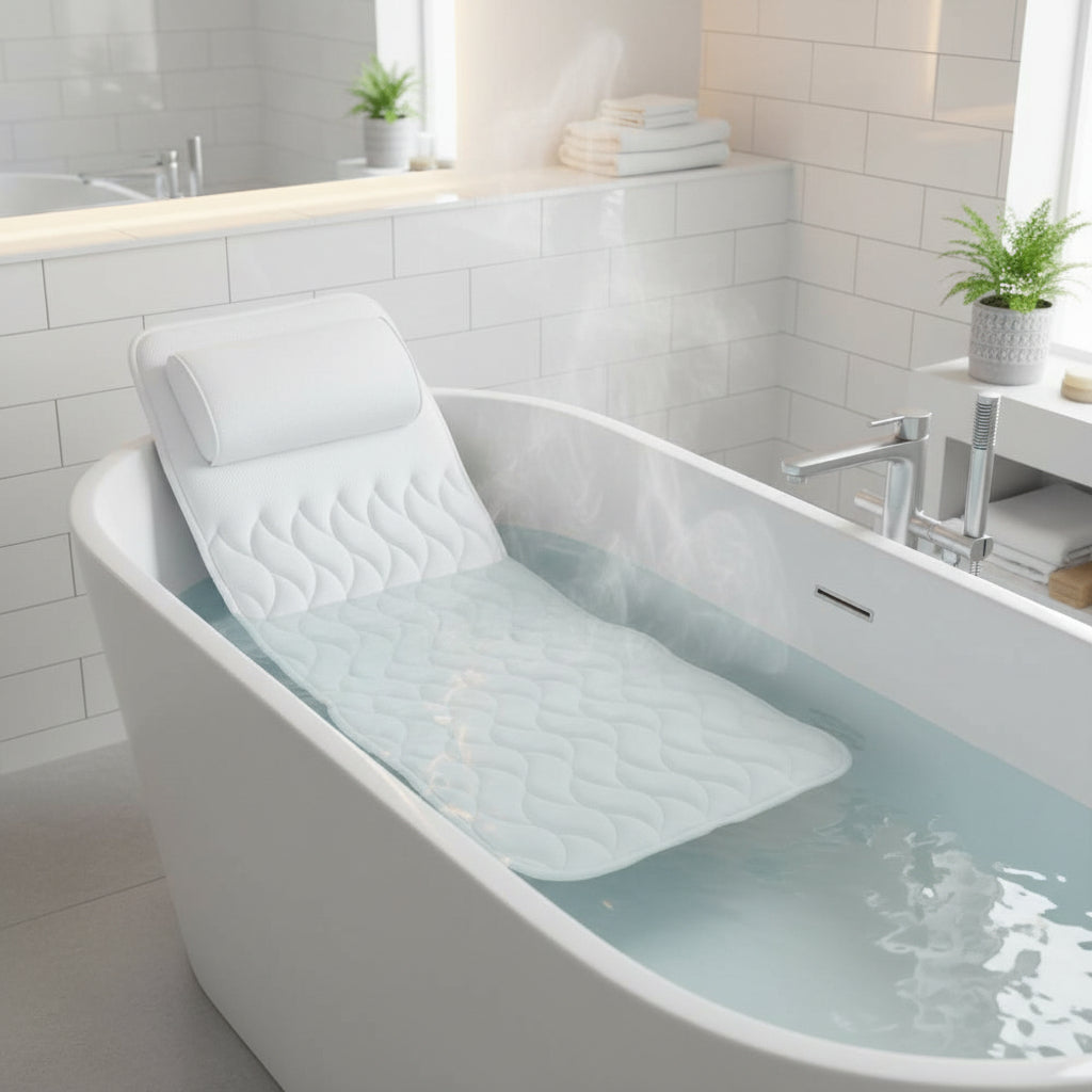 SOAKLUX Bathtub Pillow For Spa Grade Comfort And Full Body Support