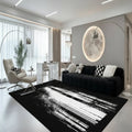 Softly Roomly Plush Carpet With Abstract Flannel Pattern For Cozy Homes