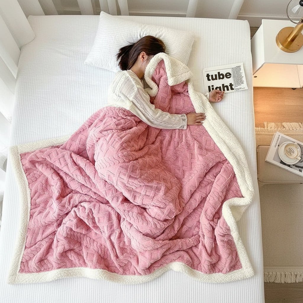 SOFTVELA Coperta Morbida con Lana Morbida per il Comfort di Casa e Ufficio