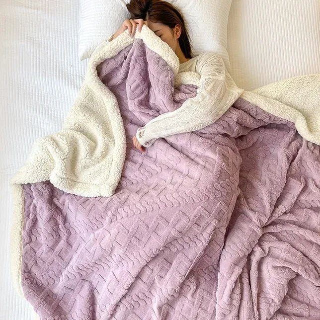 SOFTVELA Coperta Morbida con Lana Morbida per il Comfort di Casa e Ufficio