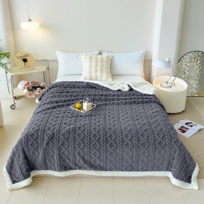 SOFTVELA Coperta Morbida con Lana Morbida per il Comfort di Casa e Ufficio