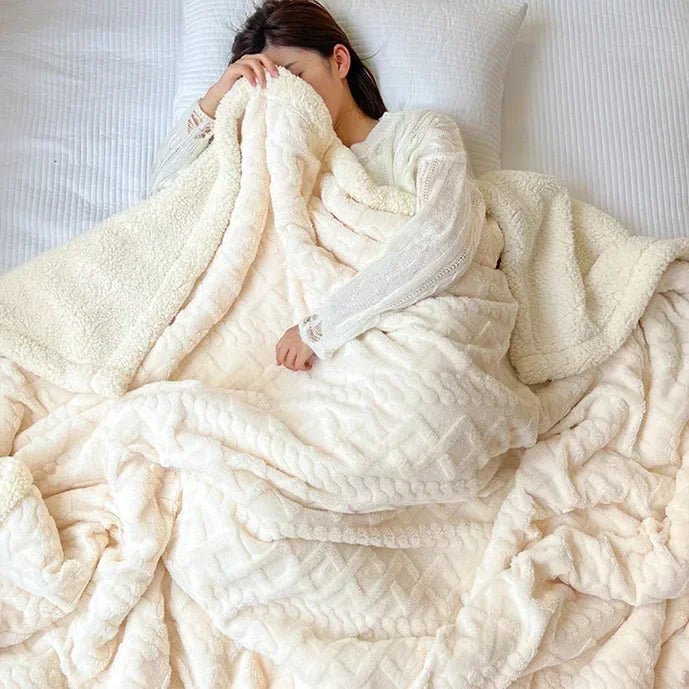 SOFTVELA Coperta Morbida con Lana Morbida per il Comfort di Casa e Ufficio