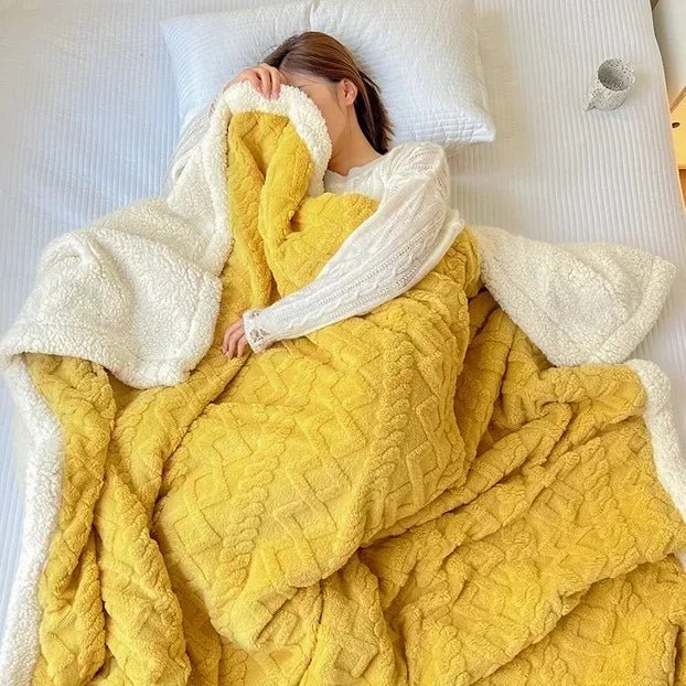 SOFTVELA Coperta Morbida con Lana Morbida per il Comfort di Casa e Ufficio