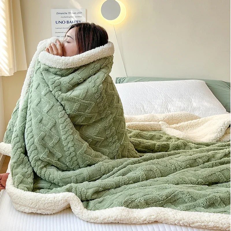 SOFTVELA Coperta Morbida con Lana Morbida per il Comfort di Casa e Ufficio