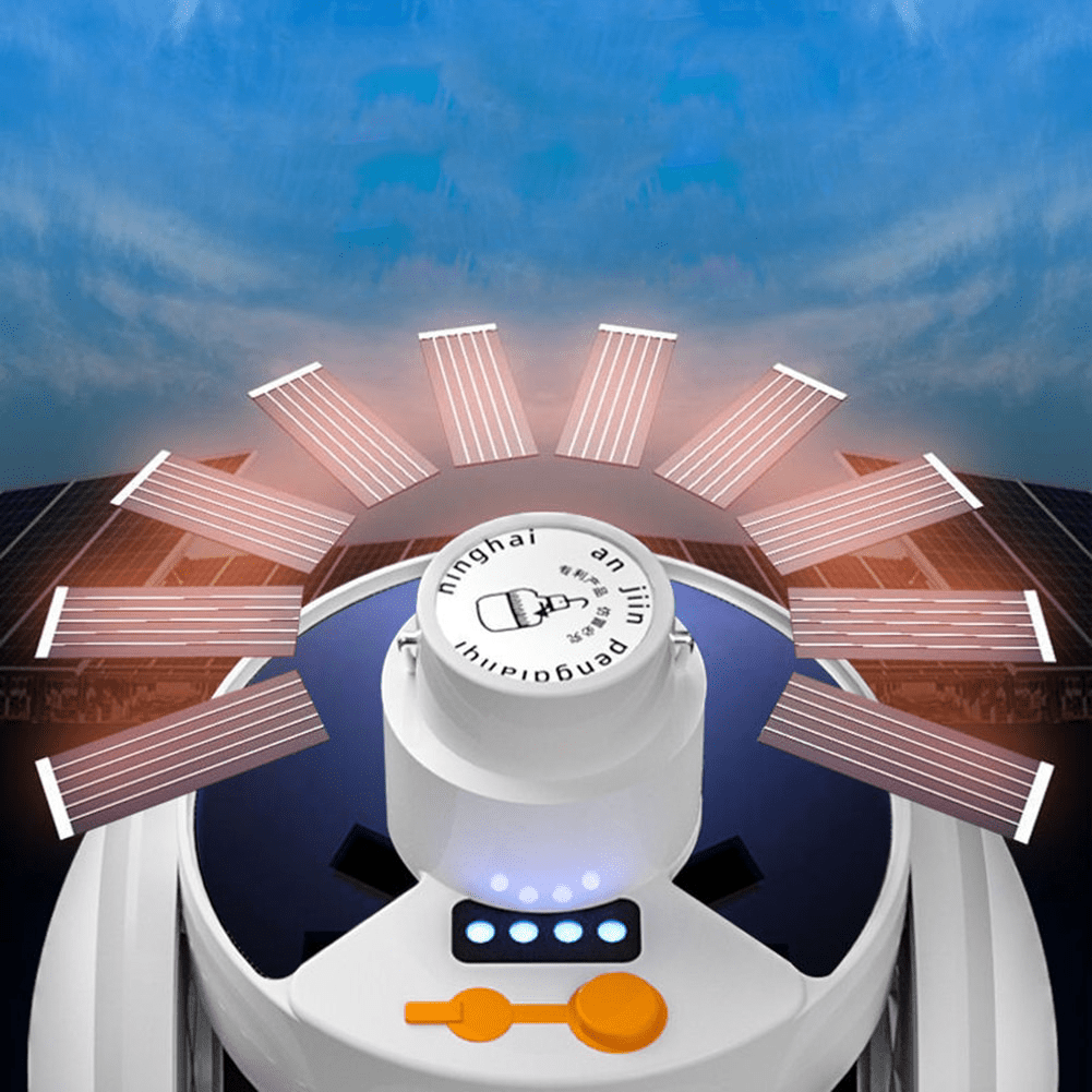 SOLARGLOW キューブ 折りたたみ式デザインの屋外用ソーラー充電ライト