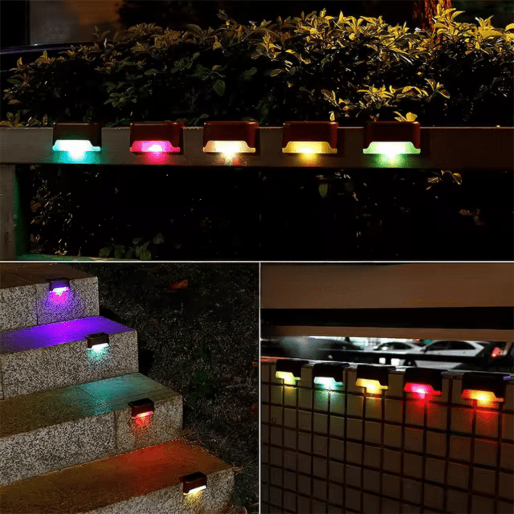 Solarstick selbstklebende Gartenleuchten für magischen Außenlichtschein