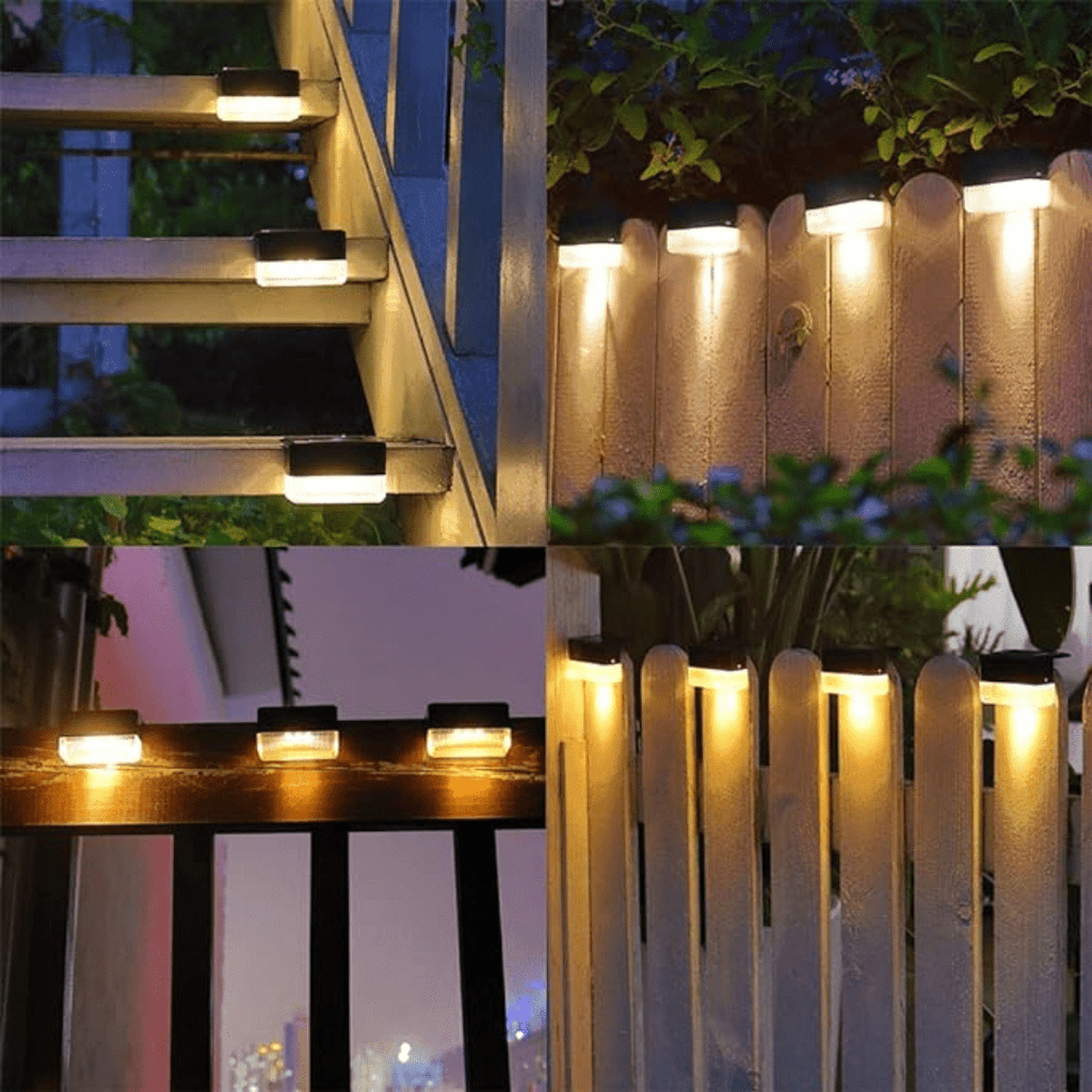 Solarstick selbstklebende Gartenleuchten für magischen Außenlichtschein