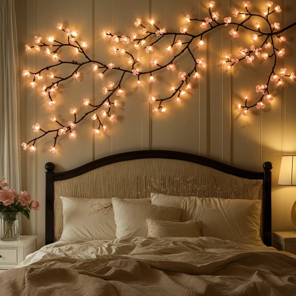 SPARKLIA 1,6 m Lichterkette mit warmweißem und rosa Leuchten