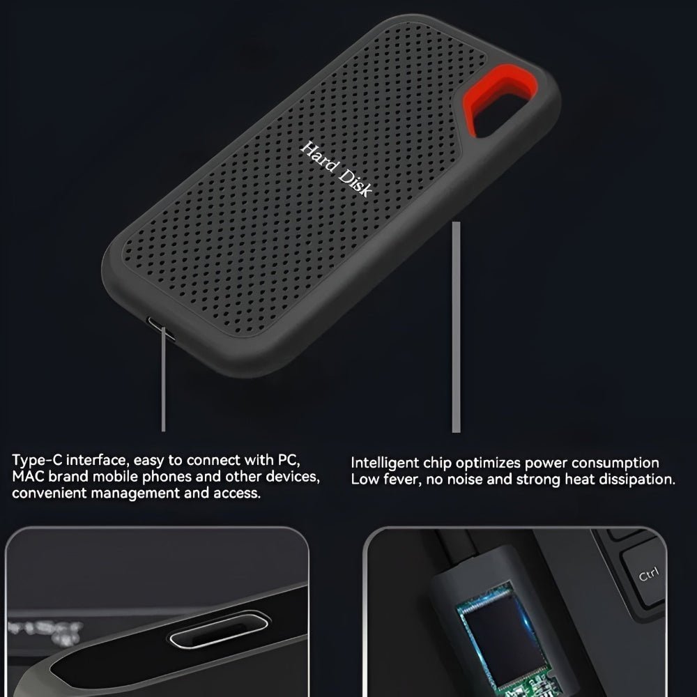 SPEEDVAULT 8TB Portable External SSD For Quick Data Access