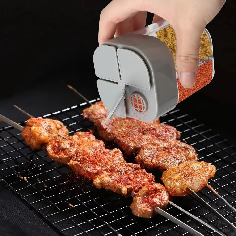 SpiceTrek Minden Egyben Utazó Fűszertartó Kemping Ételekhez