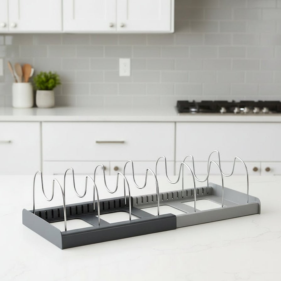 STABLECHEF Sistema Organizador de Cozinha Ajustável com Pegada Firme