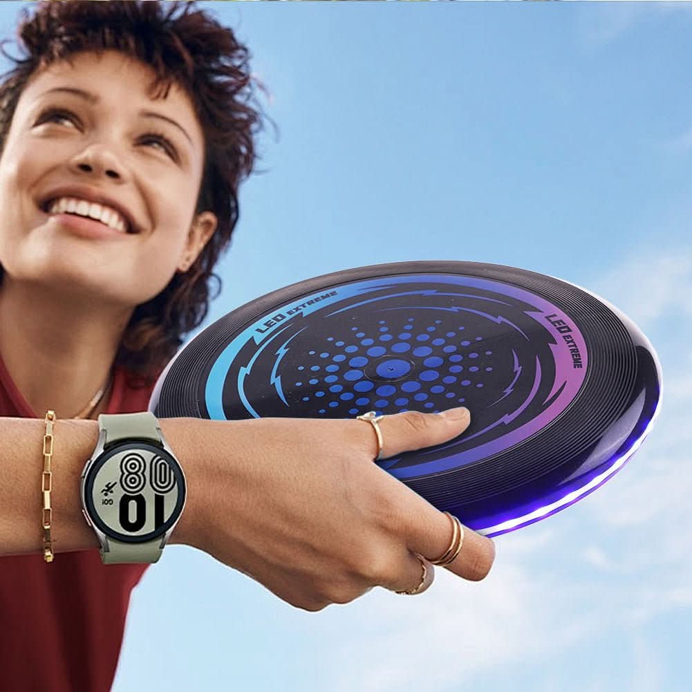 Starspin LED frisbee Zábava venku za soumraku