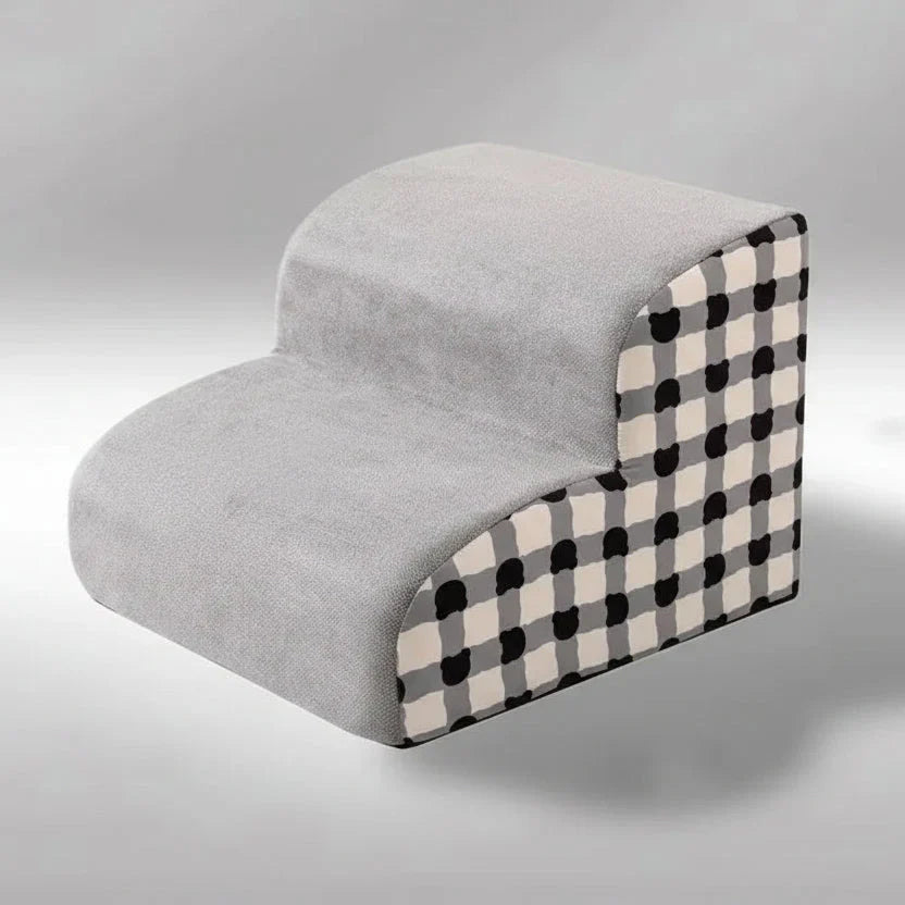 Gradini in schiuma SteadyPaw per cani con base antiscivolo per un facile accesso al letto