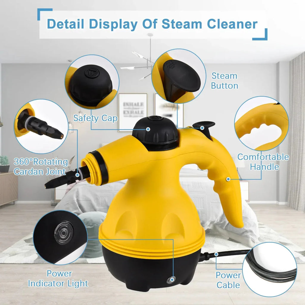 Steamforce Pulitore a Vapore Completo per Pulizie Profonde
