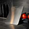 SteelCut Stainless Steel Prep Board For Hygienic Kitchen Tasks
