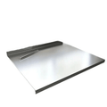 Tagliere in acciaio inossidabile Steelcut Pro con base antiscivolo e bordo integrato