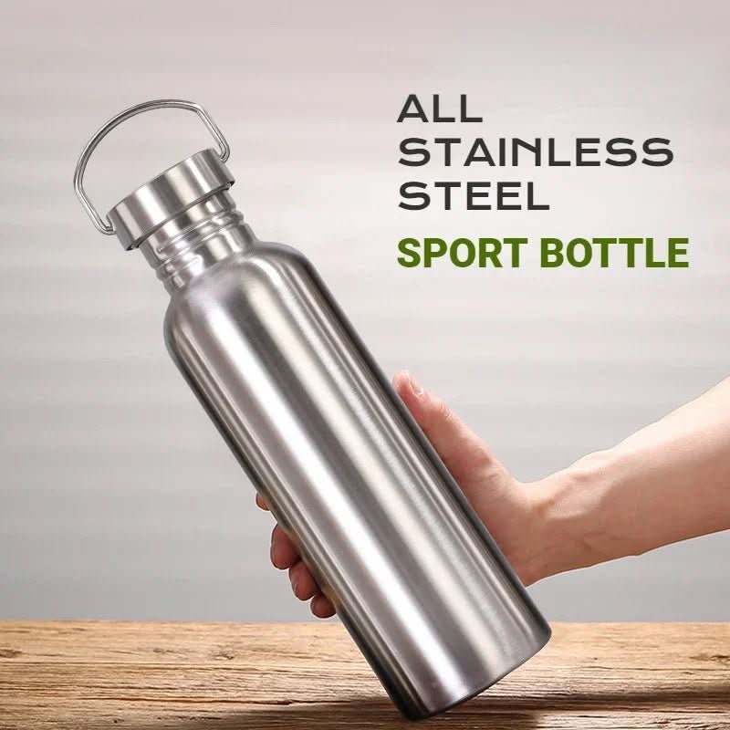 SteelFlow 1000ml Water Bottle Stainless Steel Construction