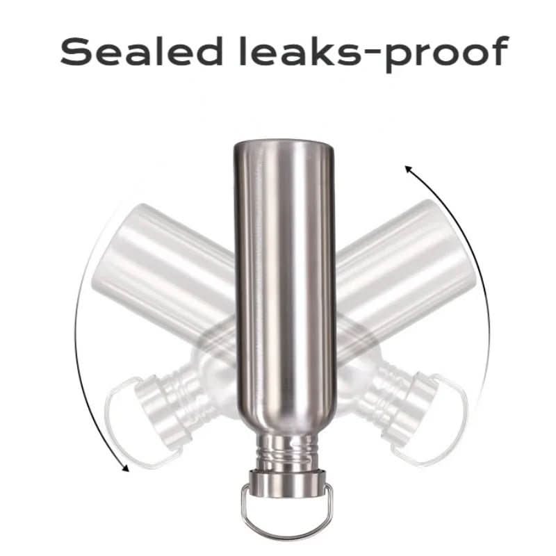 SteelFlow 1000ml Water Bottle Stainless Steel Construction
