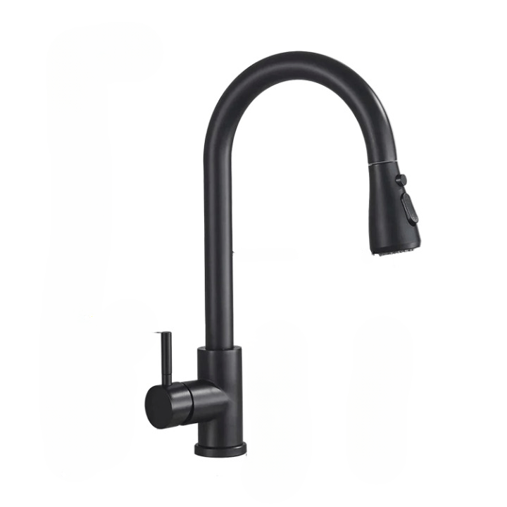 STEELLINE Tall-Arc Pull-Out Kitchen Faucet Minimalist Design