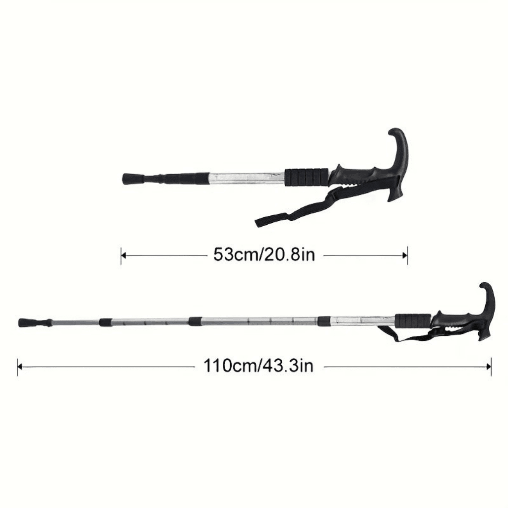 Stepalu Adjustable Trekking Poles With Ergonomic Grip
