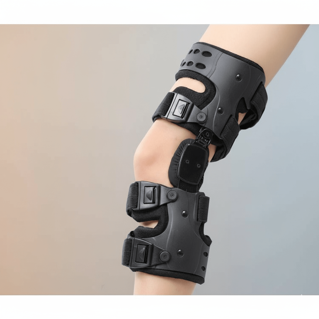 Attelle de genou StepSure avec stabilité réglable et soulagement de la douleur