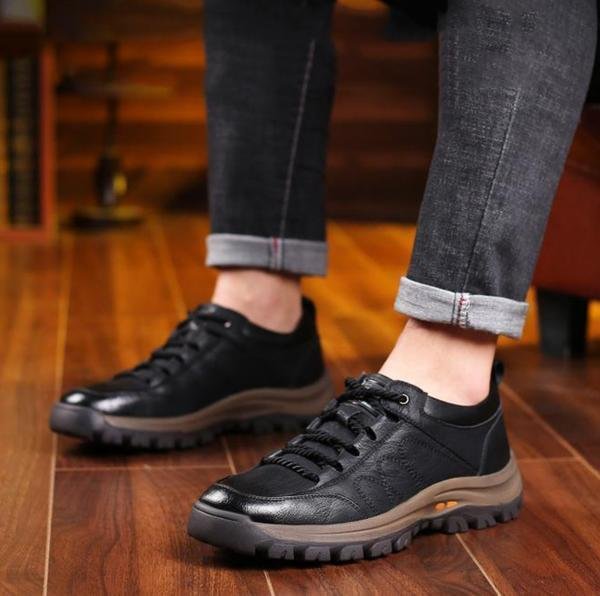 Voděodolné kožené turistické boty Stonehiker pro pohodlí