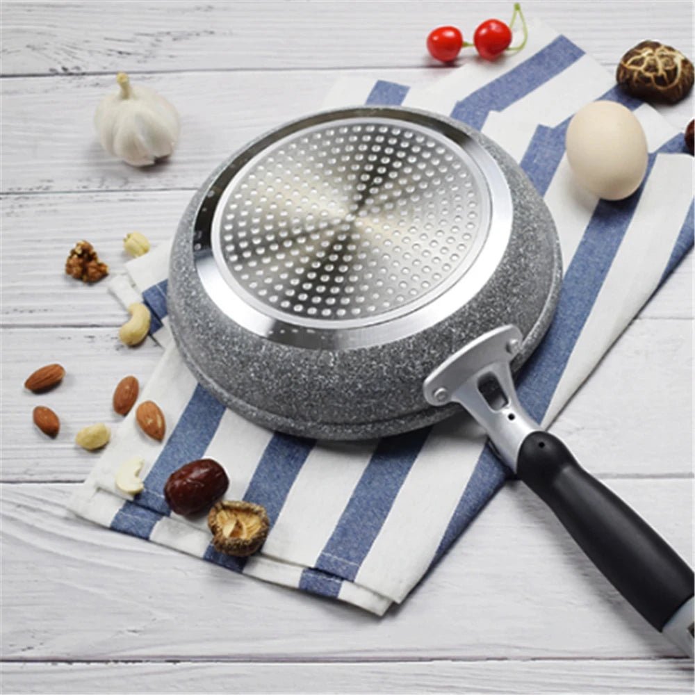 Frigideira Antiaderente Durável com Efeito Pedra Stonex para Uso Diário