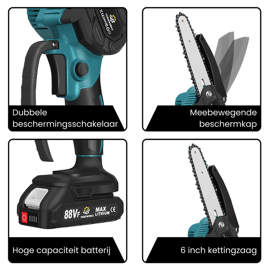 Stormblade 1200W Mini Chainsaw Pruner For Makita 18V System