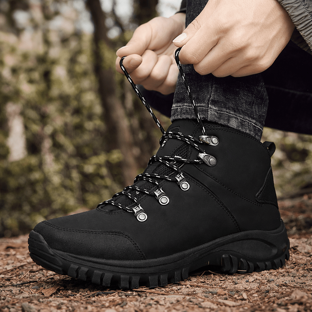 Stormlock Waterproof Hiking Boots With Steel Toe For Rugged Terrain