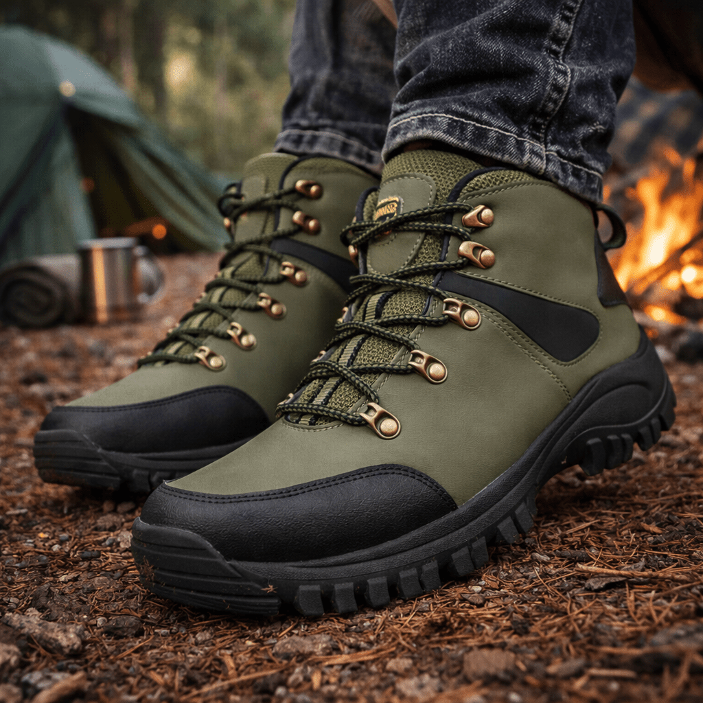 Stormlock Waterproof Hiking Boots With Steel Toe For Rugged Terrain