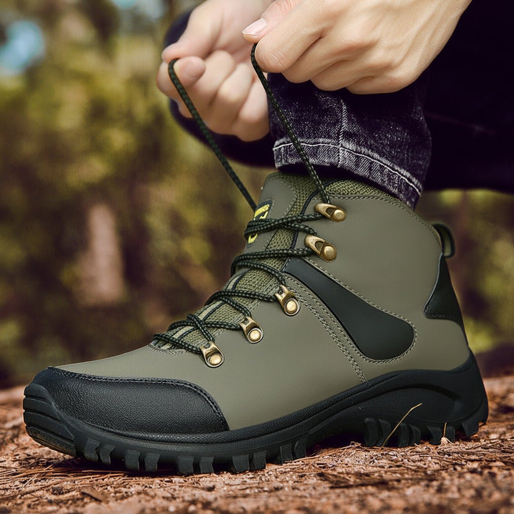 Stormlock Waterproof Hiking Boots With Steel Toe For Rugged Terrain