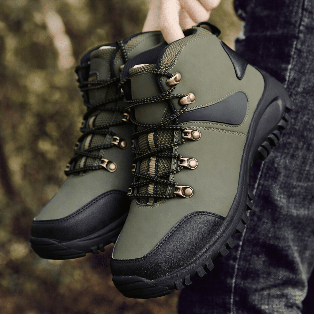 Stormlock Waterproof Hiking Boots With Steel Toe For Rugged Terrain