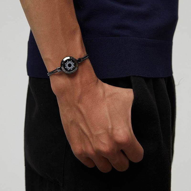 Totwoo Moon And Sun Love Bracelets For Couples Long Distance Touch Light Up And Vibrate