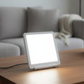 Terapie lampou Sunbeam s LED, 6000-10000 lux, nastavitelná jasnost, pro zlepšení nálady a energie