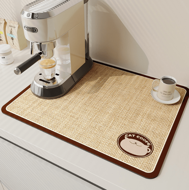 Tappetino da cucina in diatomite SwiftSoak per superfici ad asciugatura rapida