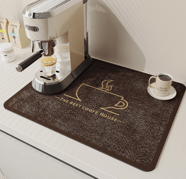 Tappetino da cucina in diatomite SwiftSoak per superfici ad asciugatura rapida