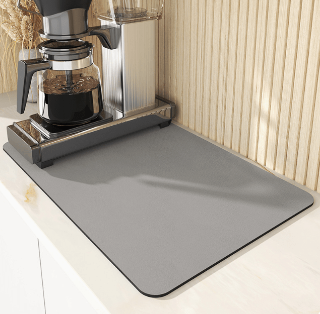 Tappetino da cucina in diatomite SwiftSoak per superfici ad asciugatura rapida