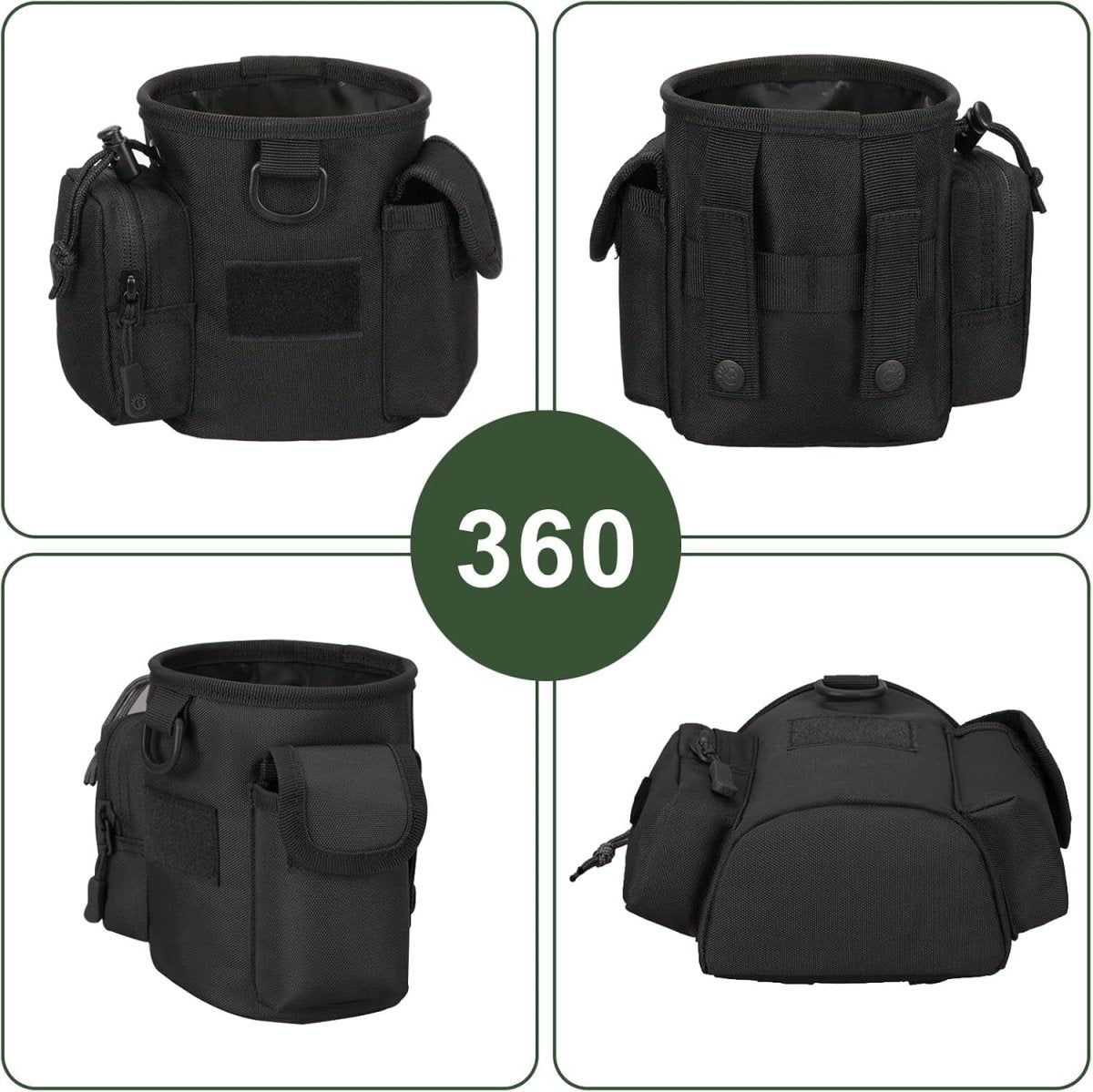 Pet Training Bag With Multiple Pockets For Treats And Gear