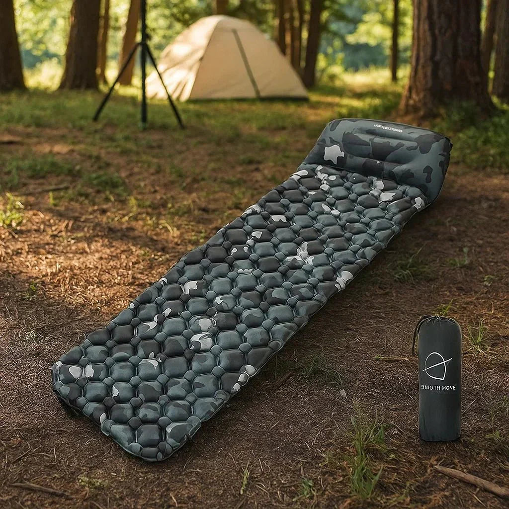 PeakTrail Ultraleichte Campingmatte mit schneller Aufblasfunktion, Wasserbeständigkeit und Langlebigkeit