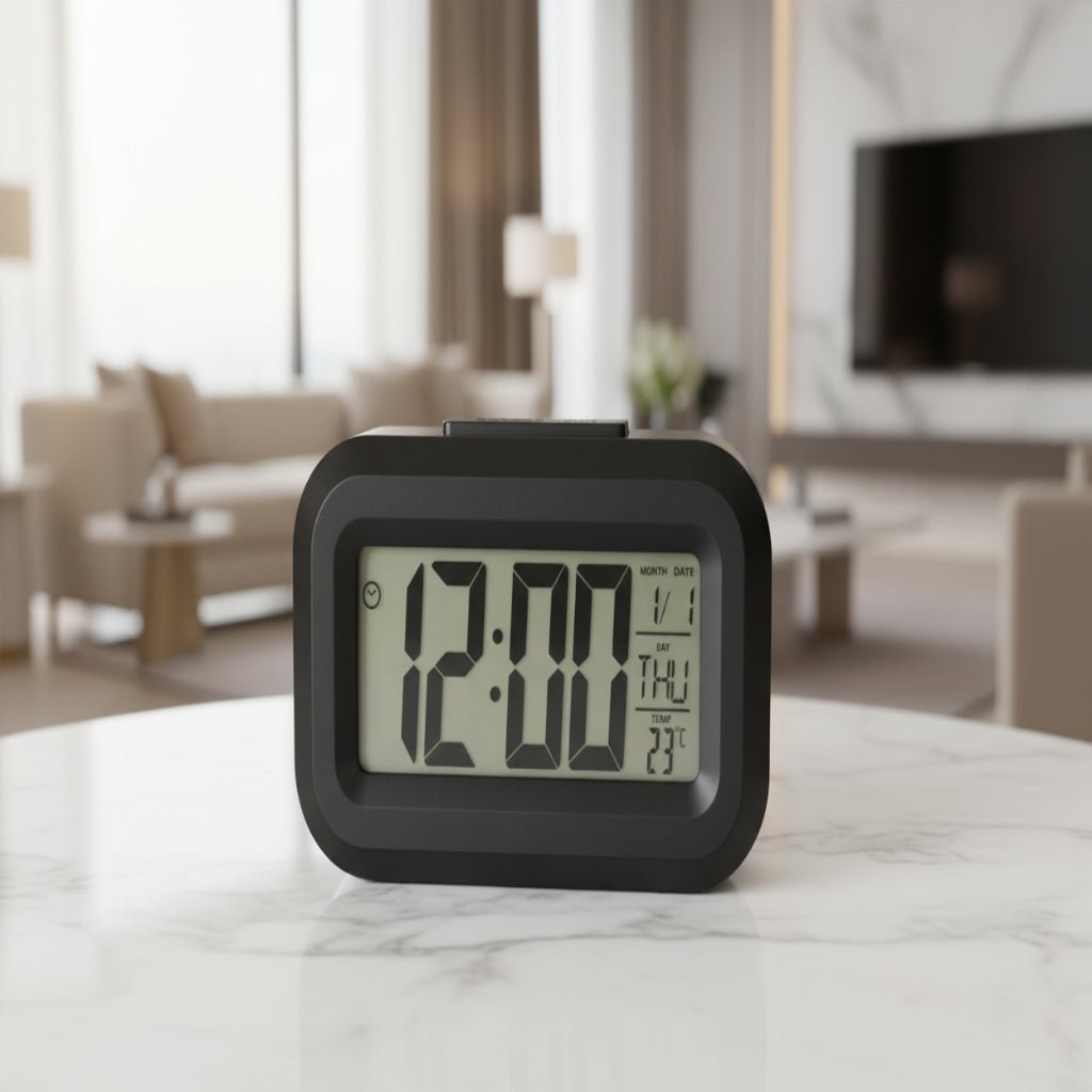 Ceas TEMPDATE MINI LED cu alarmă și funcție de amânare pentru utilizare zilnică