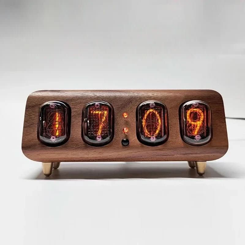 Nixie Tube Timepiece From TempusGlow With Bluetooth Clock Control
