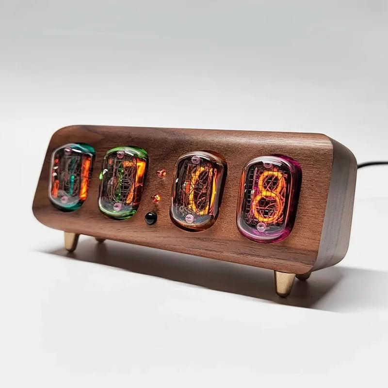 Nixie Tube Timepiece From TempusGlow With Bluetooth Clock Control