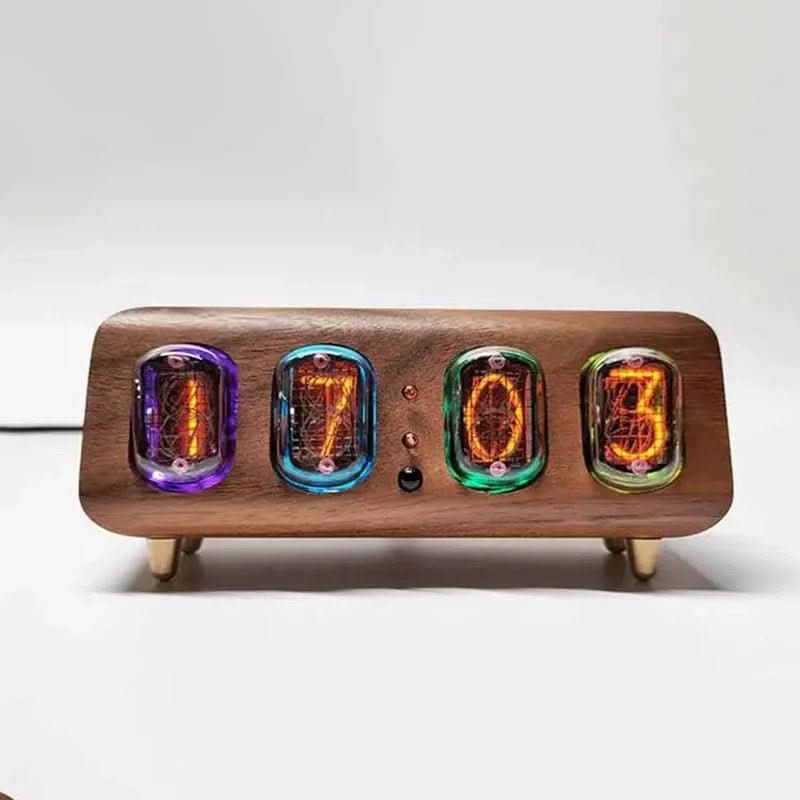 Nixie Tube Timepiece From TempusGlow With Bluetooth Clock Control