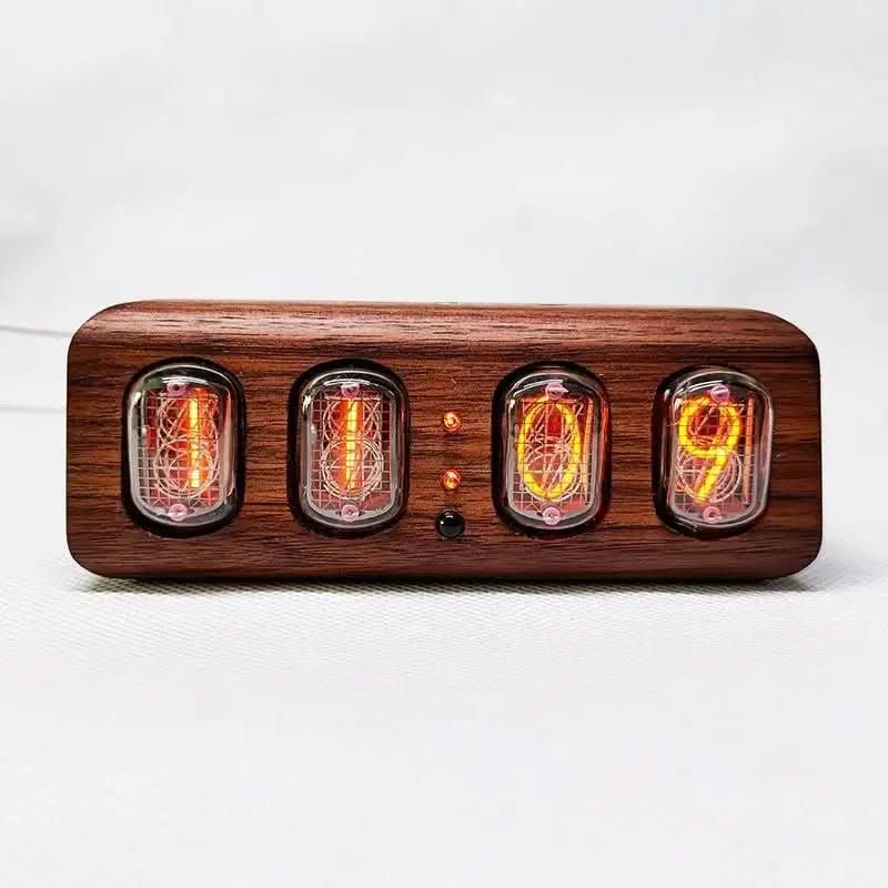 Nixie Tube Timepiece From TempusGlow With Bluetooth Clock Control
