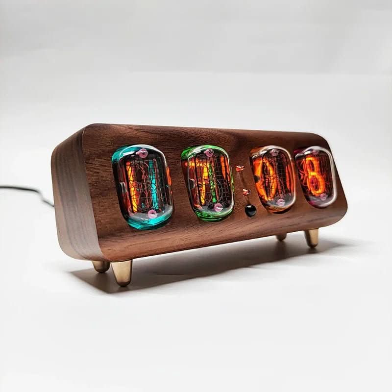 Nixie Tube Timepiece From TempusGlow With Bluetooth Clock Control