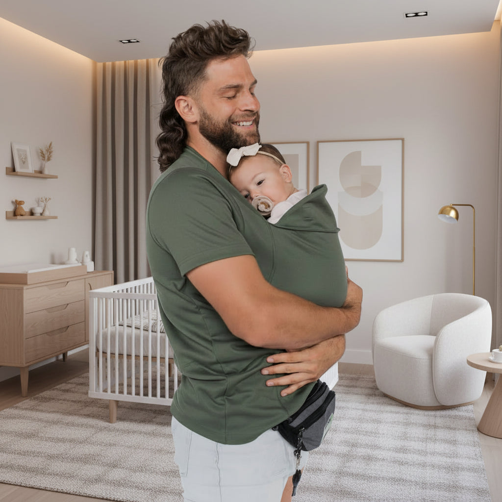 Ergonomisk T-Shirt Bæresele til Baby for Åndbar Komfort og Stil