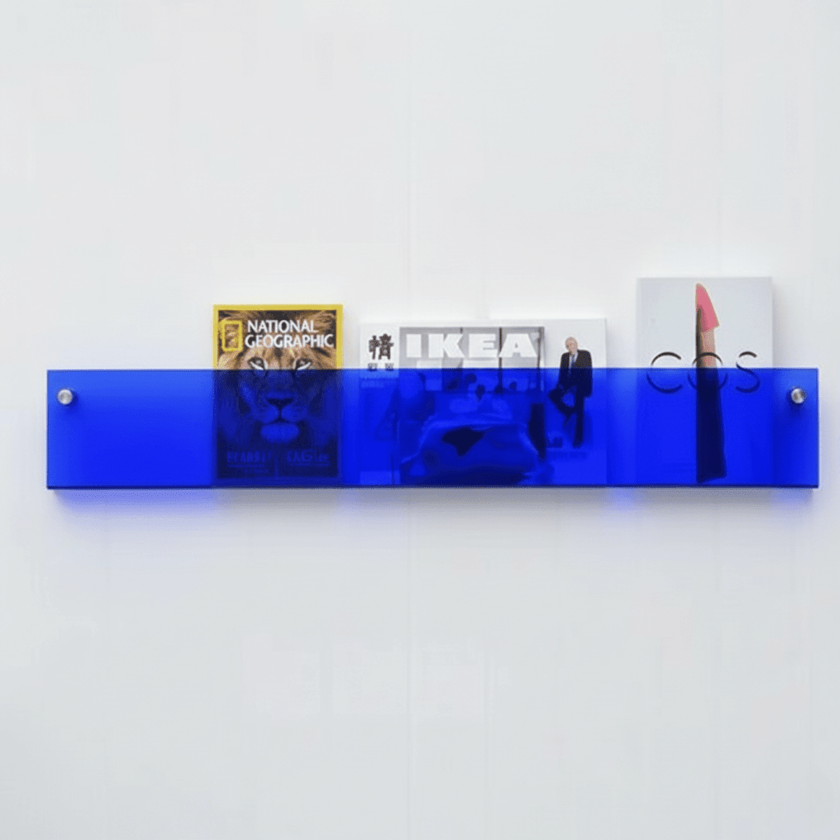 Minimalist Magazine Wall Mount Display Rack