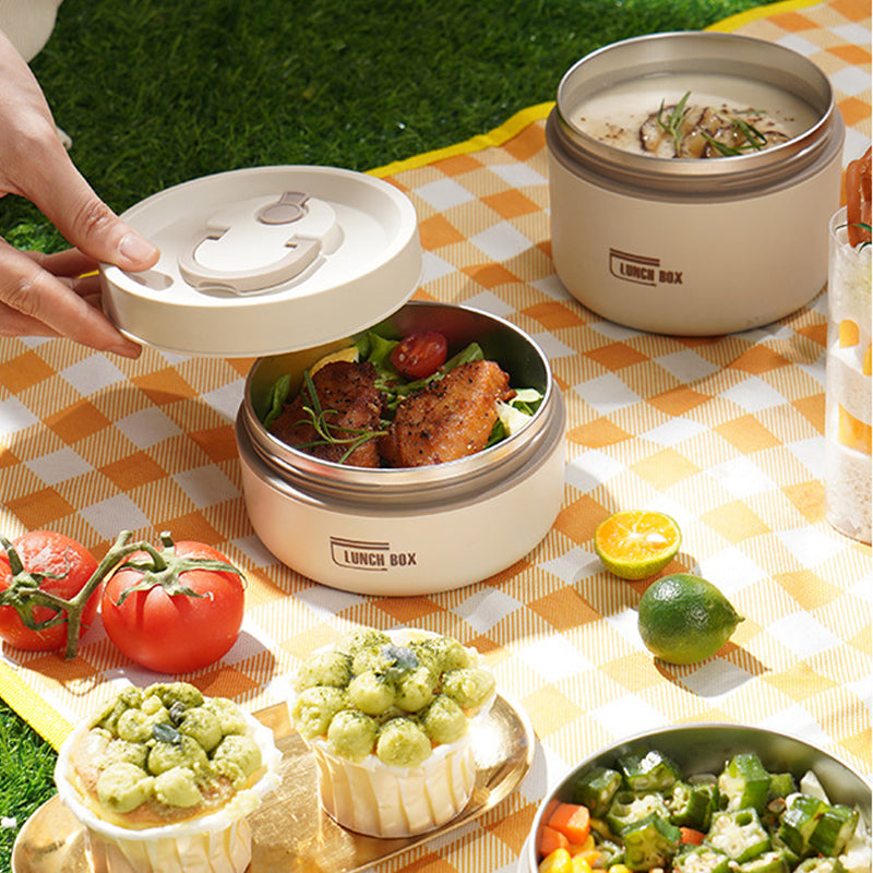 AuroraPack ThermoBox Multi-Layered Insulated Lunchbox With Carry Bag | Fervei