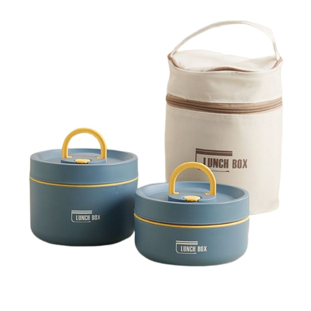 AuroraPack ThermoBox Multi-Layered Insulated Lunchbox With Carry Bag | Fervei